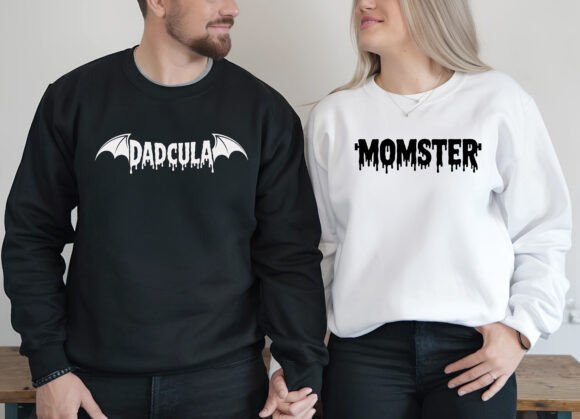 Family Halloween Momster Dadcula Shirt Graphics