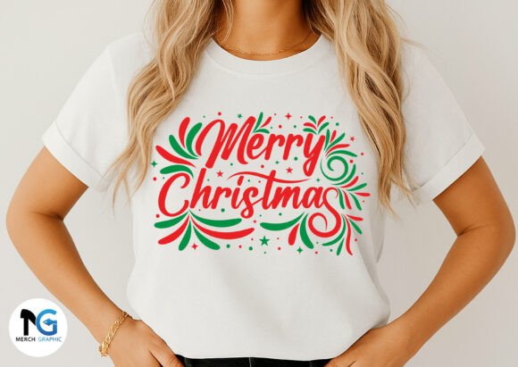 Hand Drawn Merry Christmas Vector Graphics