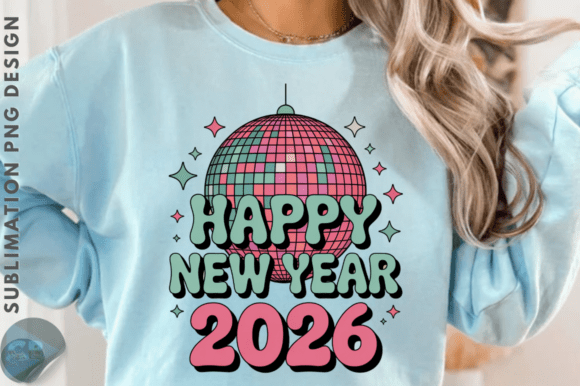 Happy New Year 2026 PNG Design Graphics