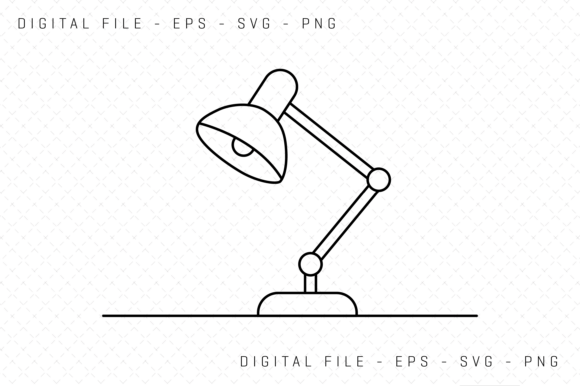 Minimal Line Drawing of Adjustable Desk: Graphics and Illustrations for Real Projects