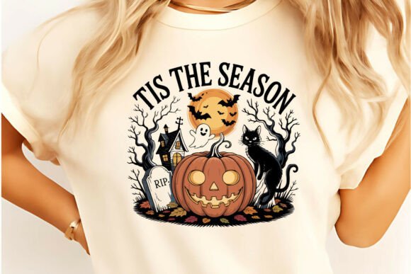 Tis the Season Halloween T-Shirt Design