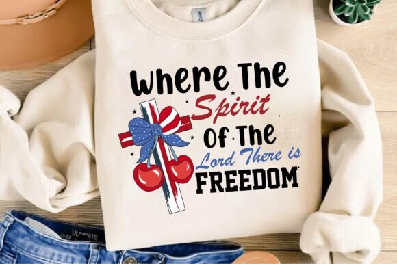 Where the Spirit of the Lord PNG Design